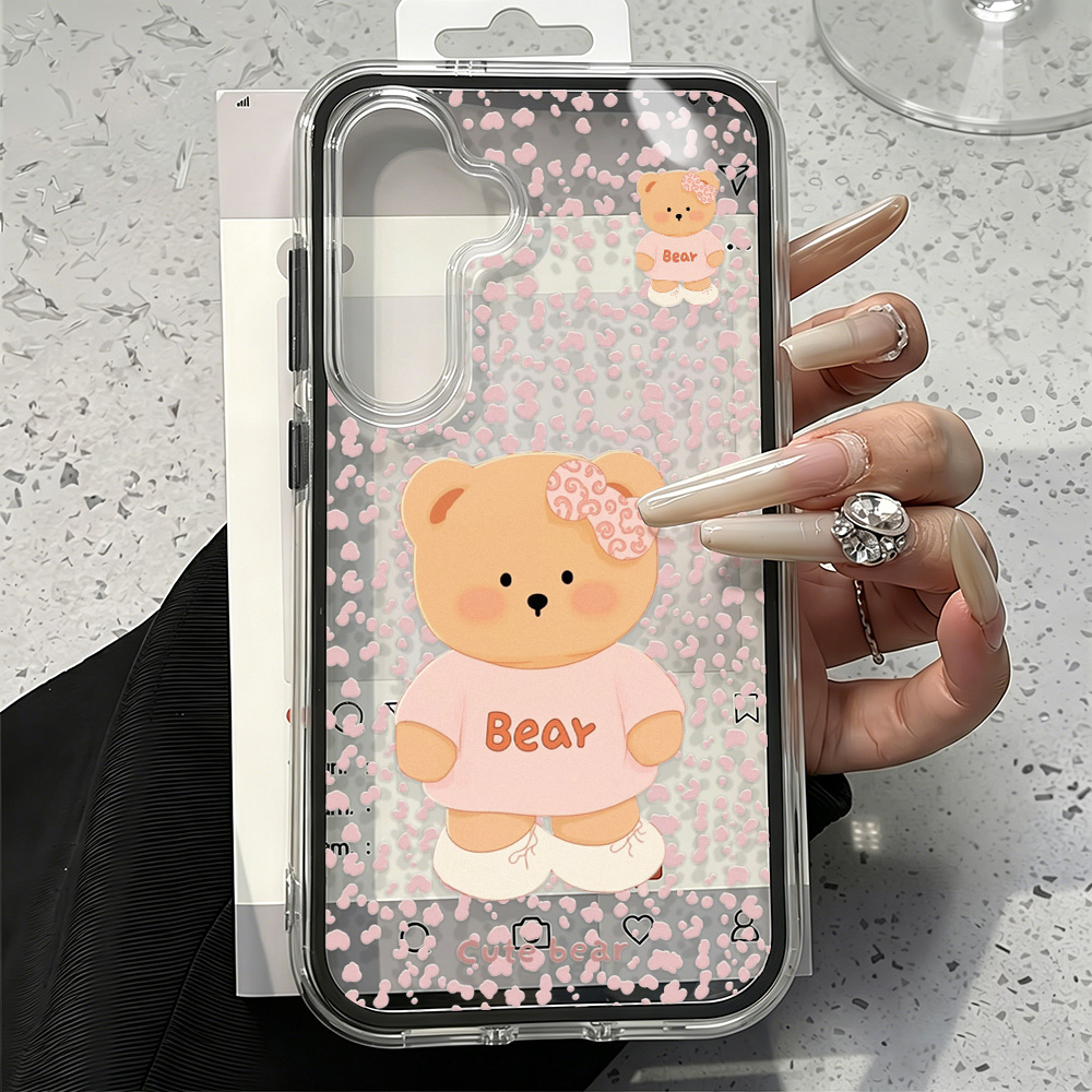Cute Bear Two-in-one Phone Cas - Phone Cases Samsung S23 recension och pris