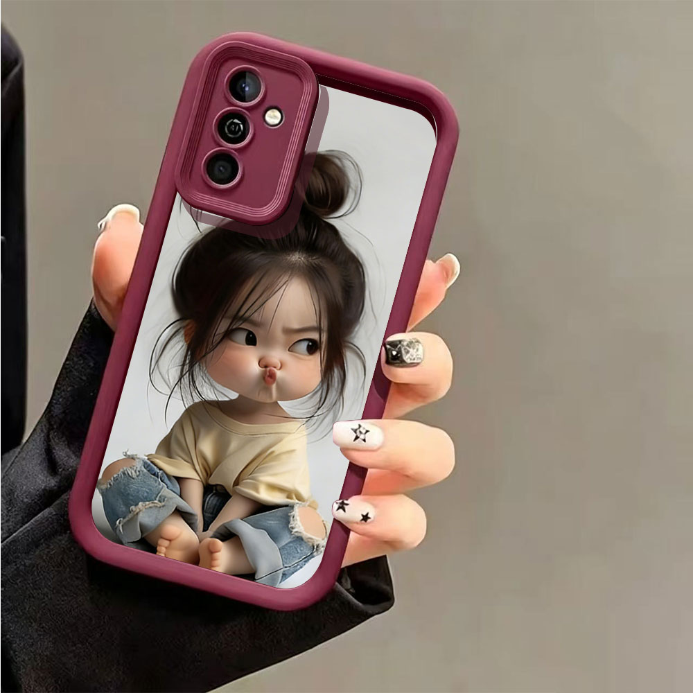 Meatball Head Girl Silicone Sh - Phone Cases Girls recension och pris