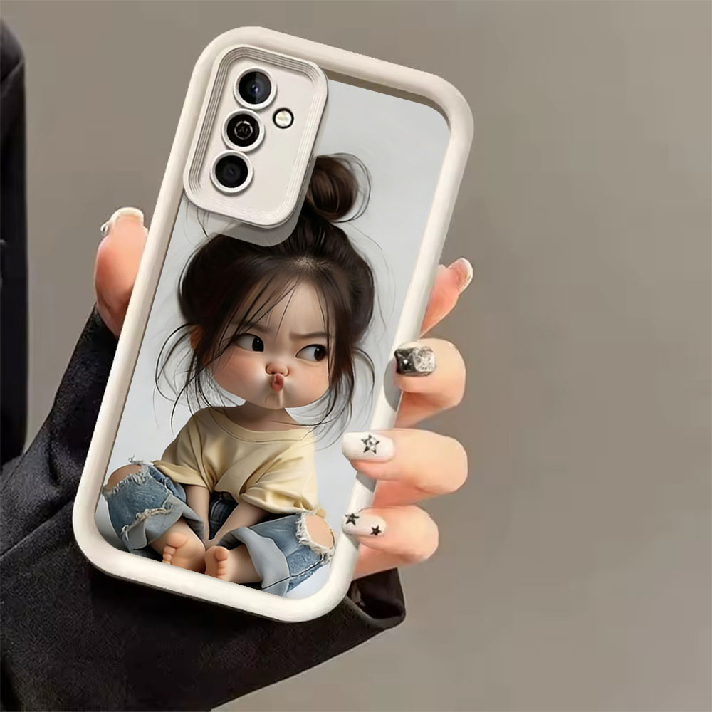 Meatball Head Girl Silicone Sh - Phone Cases Girls recension och pris