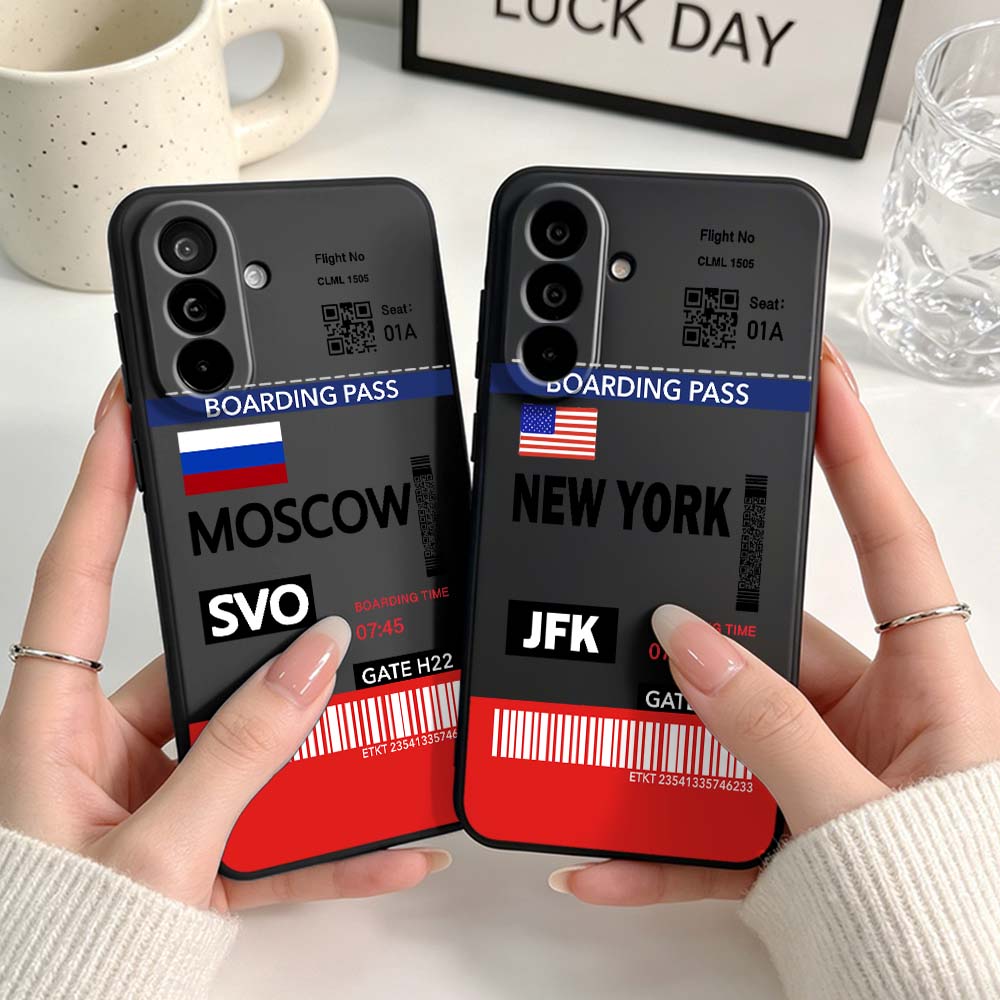Travel Ticket New York Moscow  - Phone Cases York recension och pris