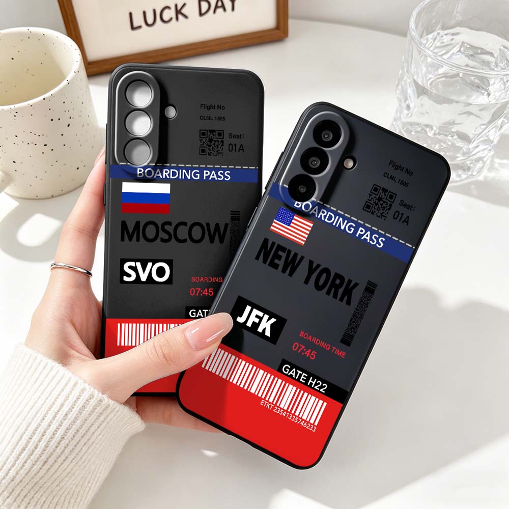 Travel Ticket New York Moscow  - Phone Cases York recension och pris