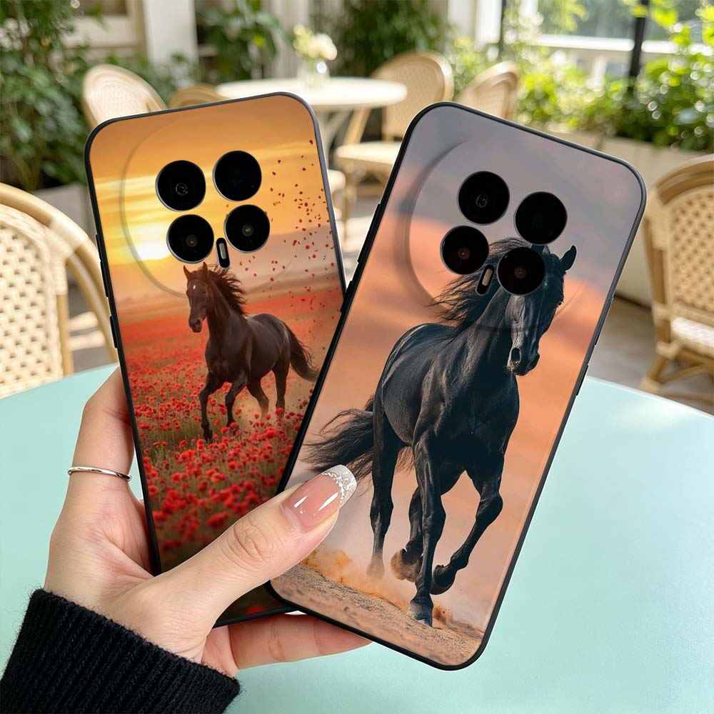 Black Horse Pattern For Huawei - Phone Cases Horse recension och pris