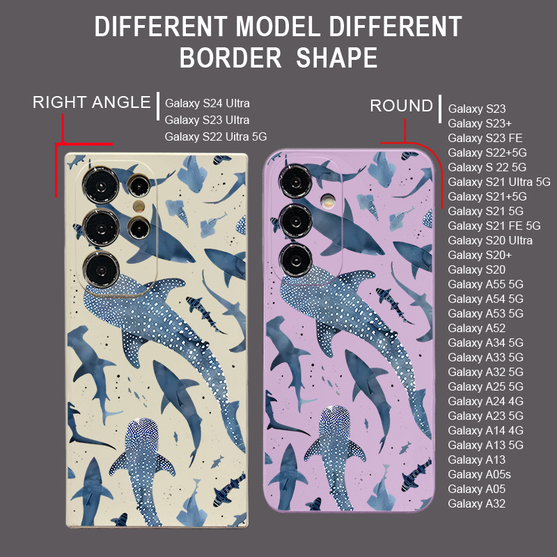 Whale Pattern Lanyard Case For - Phone Cases A14 Samsung recension och pris