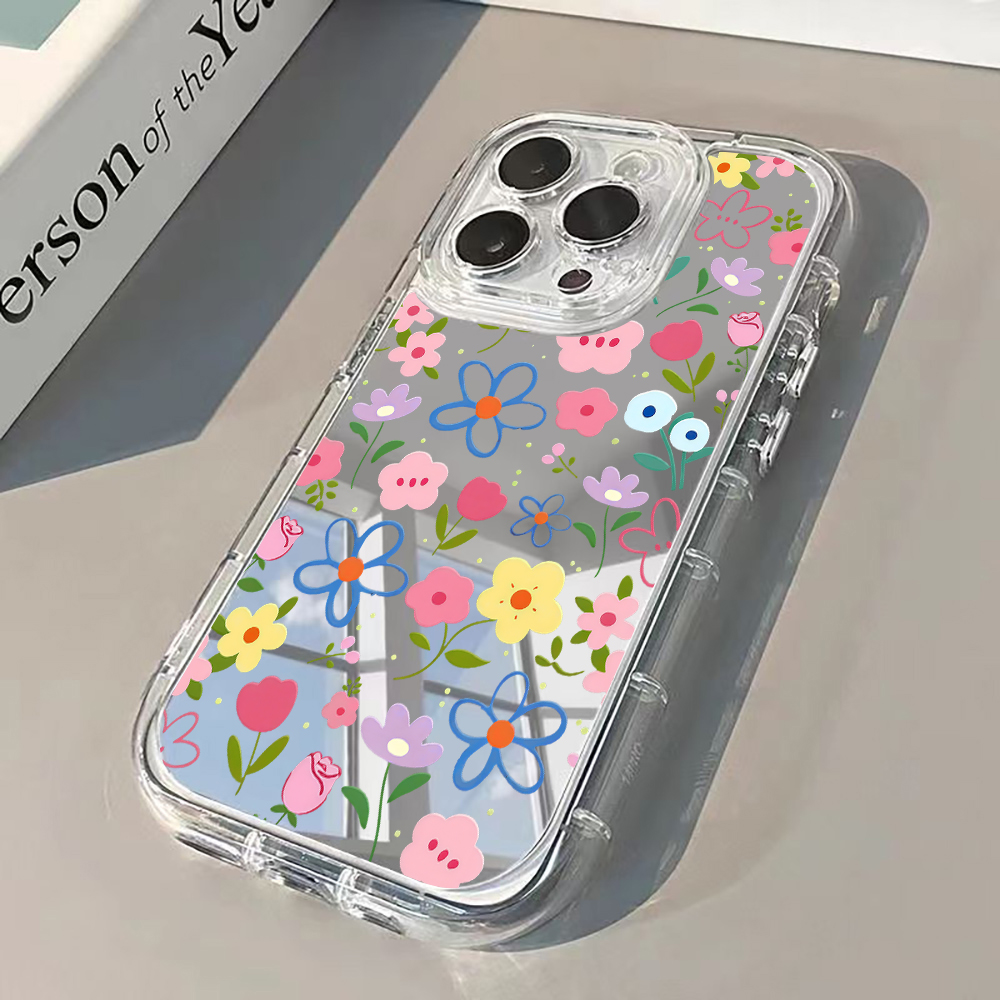 Korean Ins Style Floral Silver - Phone Cases Otterbox recension och pris
