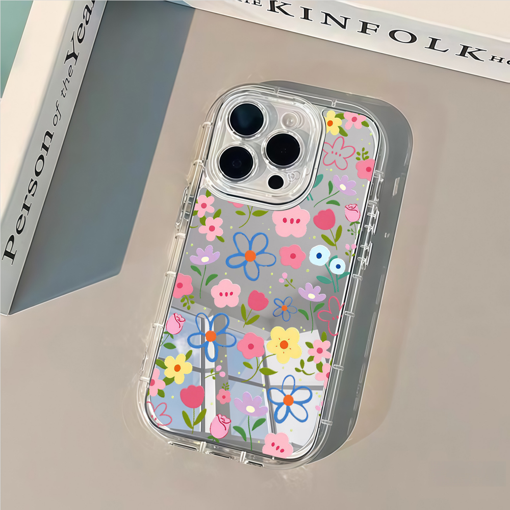 Korean Ins Style Floral Silver - Phone Cases Otterbox recension och pris