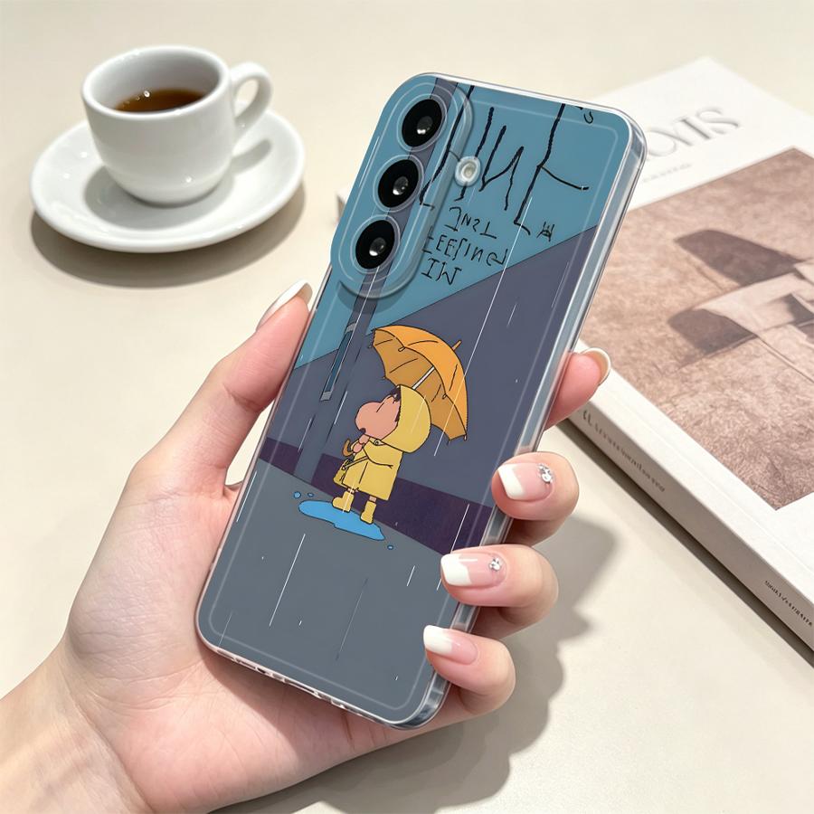 Yellow Umbrella Boy Phone Cove - Phone Cases A14 Samsung recension och pris
