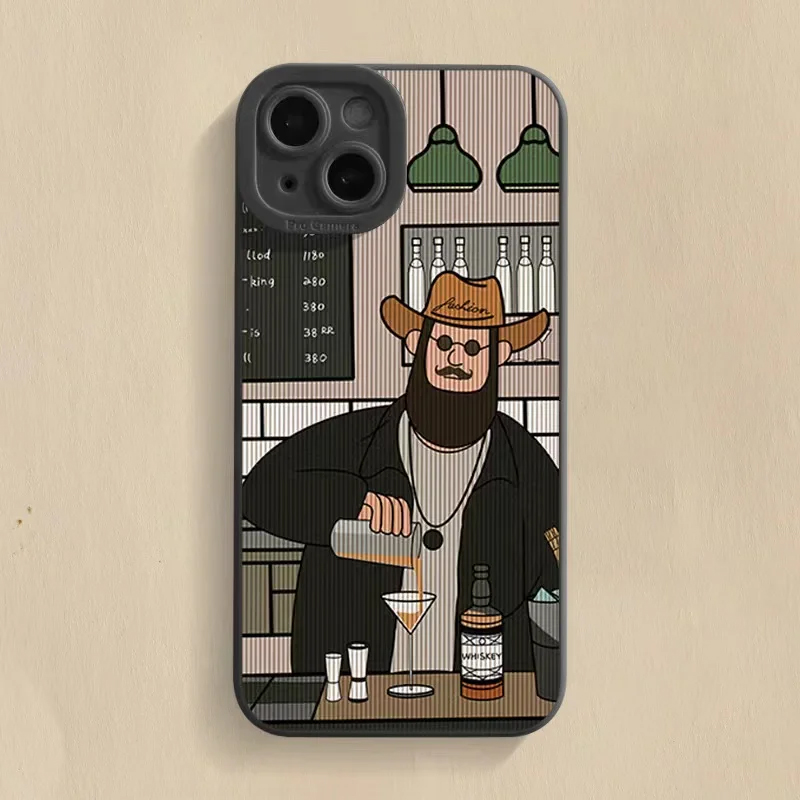 Cartoon Uncle Phone Case For S - Phone Cases Samsung A14 recension och pris
