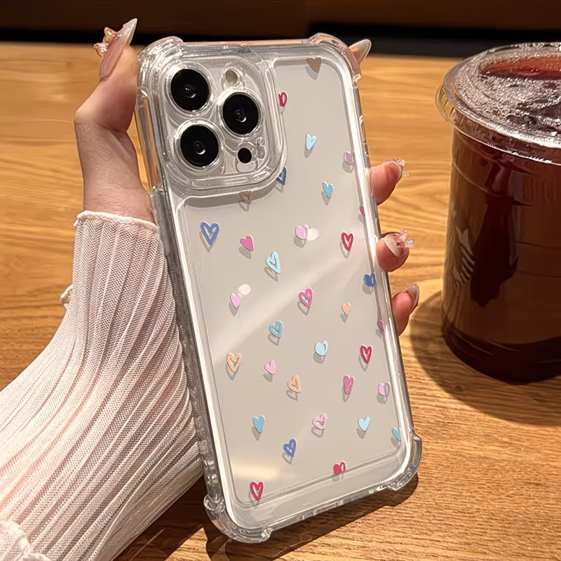 Transparent Corner Bumper Colo - Phone Cases Xs recension och pris