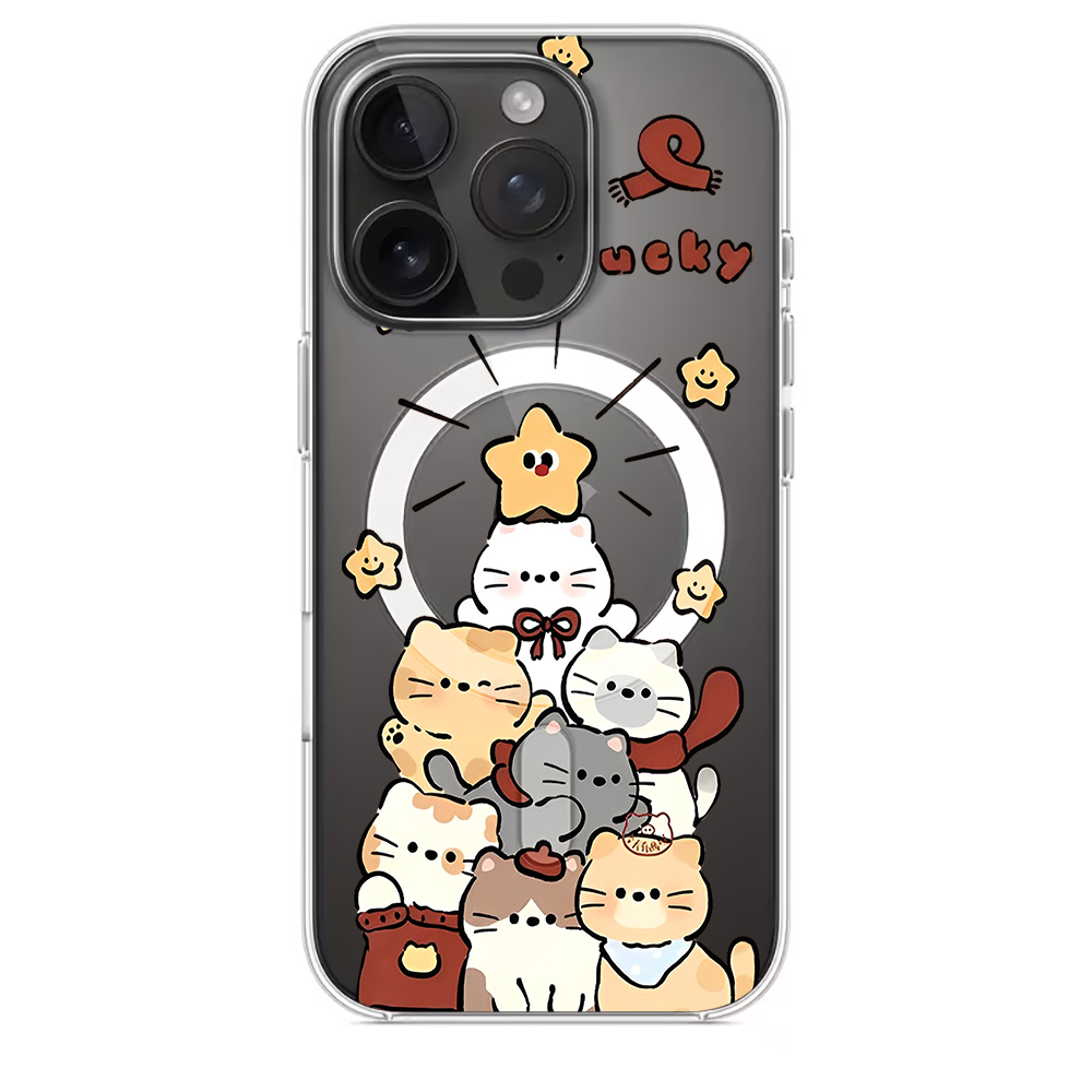 Cute Cartoon Kitten Print Comp - Phone Cases For Iphone 12 Pro Max recension och pris