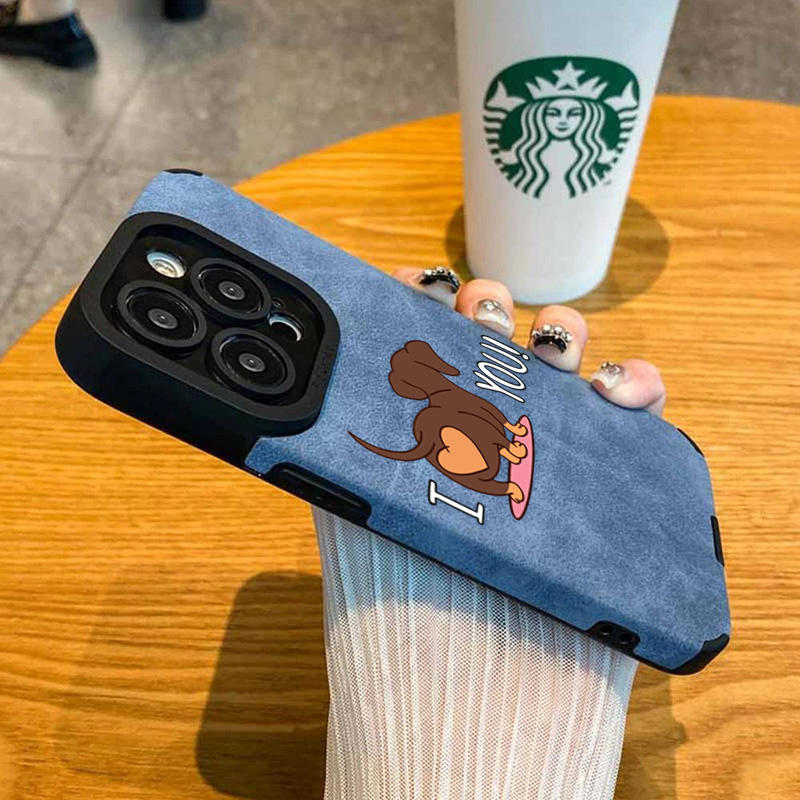 Cute Dachshund Heart Print Pho - Phone Cases Xr Cute recension och pris