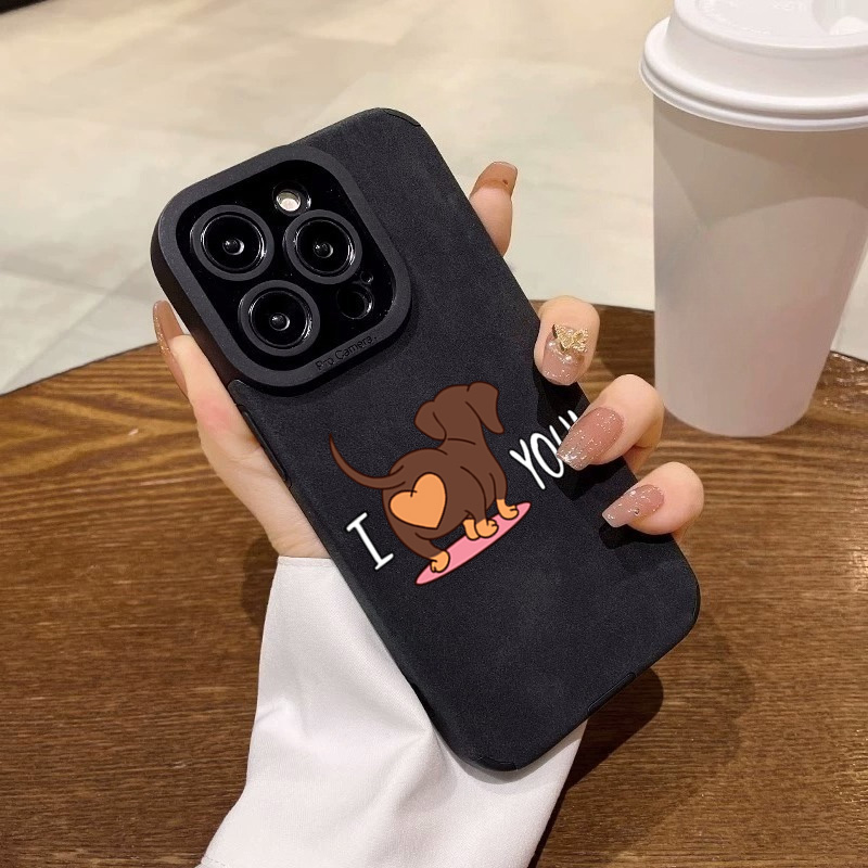 Cute Dachshund Heart Print Pho - Phone Cases Xr Cute recension och pris